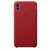 Apple Leather Case (for iPhone Xs Max) - Red