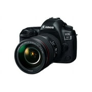 Canon - Eos 5D Mark IV DSLR Camera with 24-105mm f/4L is II USM Lens - Black - International Model