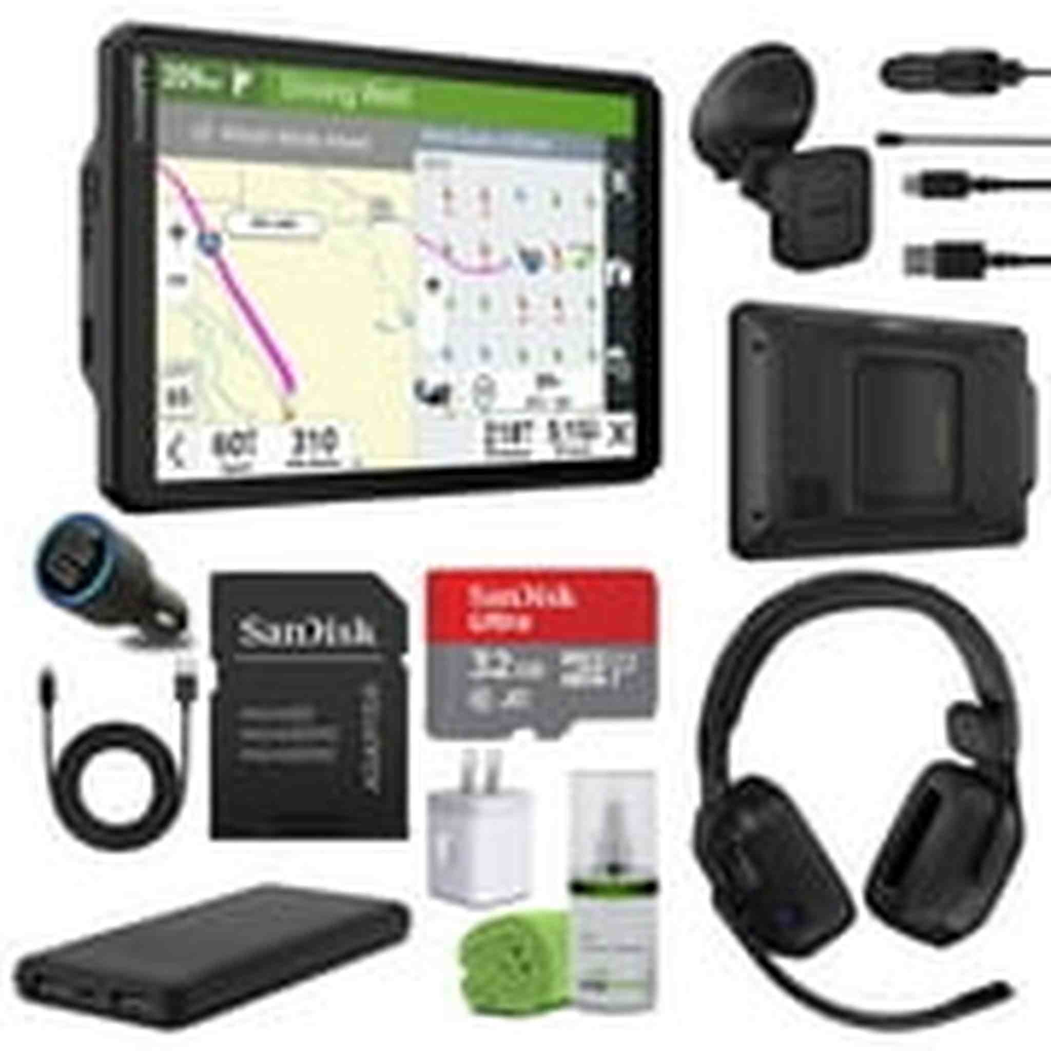Garmin dezl OTR820, Large, Easy-to-Read 8” GPS Truck Navigator Bundle