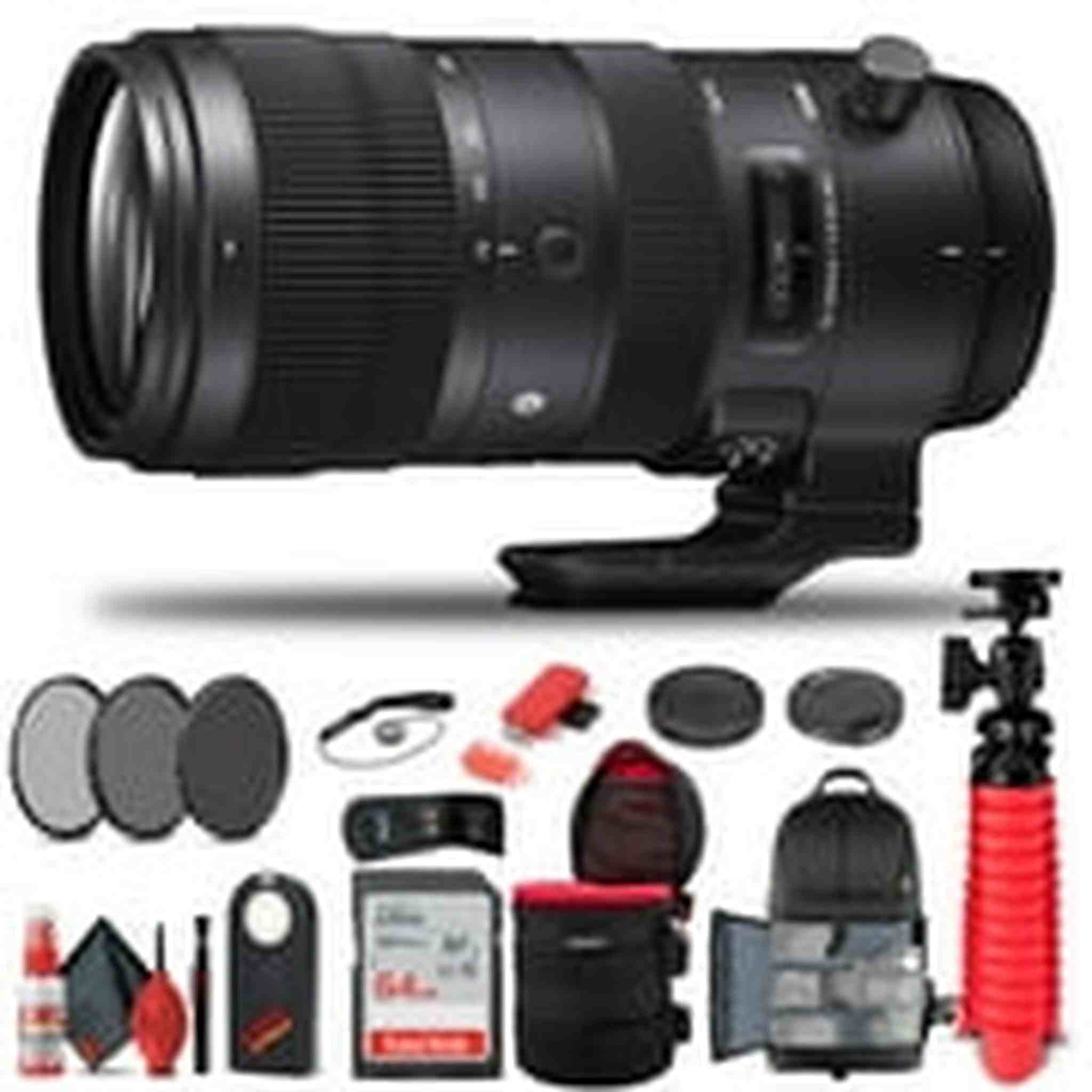 Sigma 70-200mm f/2.8 DG OS HSM Sports Lens for Nikon F 590955 Bundle Sigma