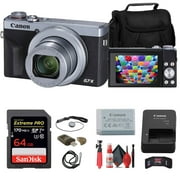 Canon PowerShot G7 X Mark III Digital Camera + 64GB Card + Case + Tripod + More