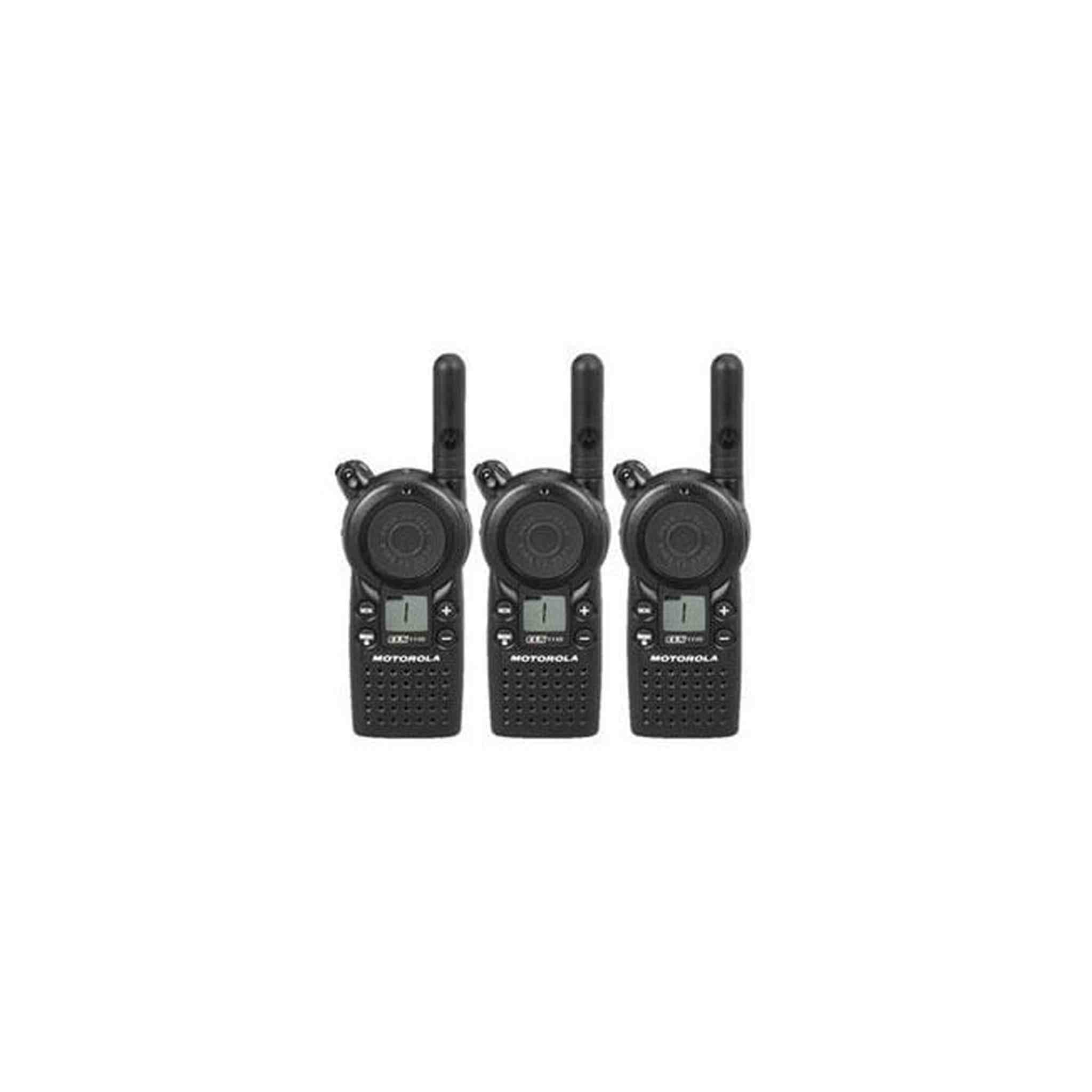 3 Pack of Motorola CLS1110 Two Way Radio Walkie Talkies UHF Motorola