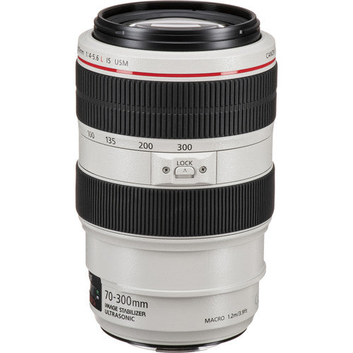 Canon EF 70-300mm f/4.0-5.6 L IS USM Lens - White