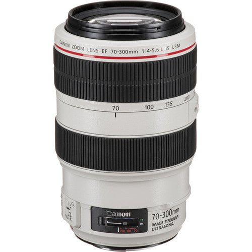 Canon EF 70-300mm f/4-5.6L IS USM Lens Includes Cleaning Kit and Filter Set