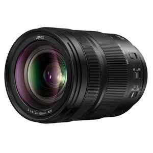 Panasonic LUMIX S 24-105mm F4 Lens, Full-Frame L Mount, Optical Image Stabilizer and Rugged Dust/Splash/Freeze-Resistant for Panasonic LUMIX S Series Mirrorless Cameras - S-R24105