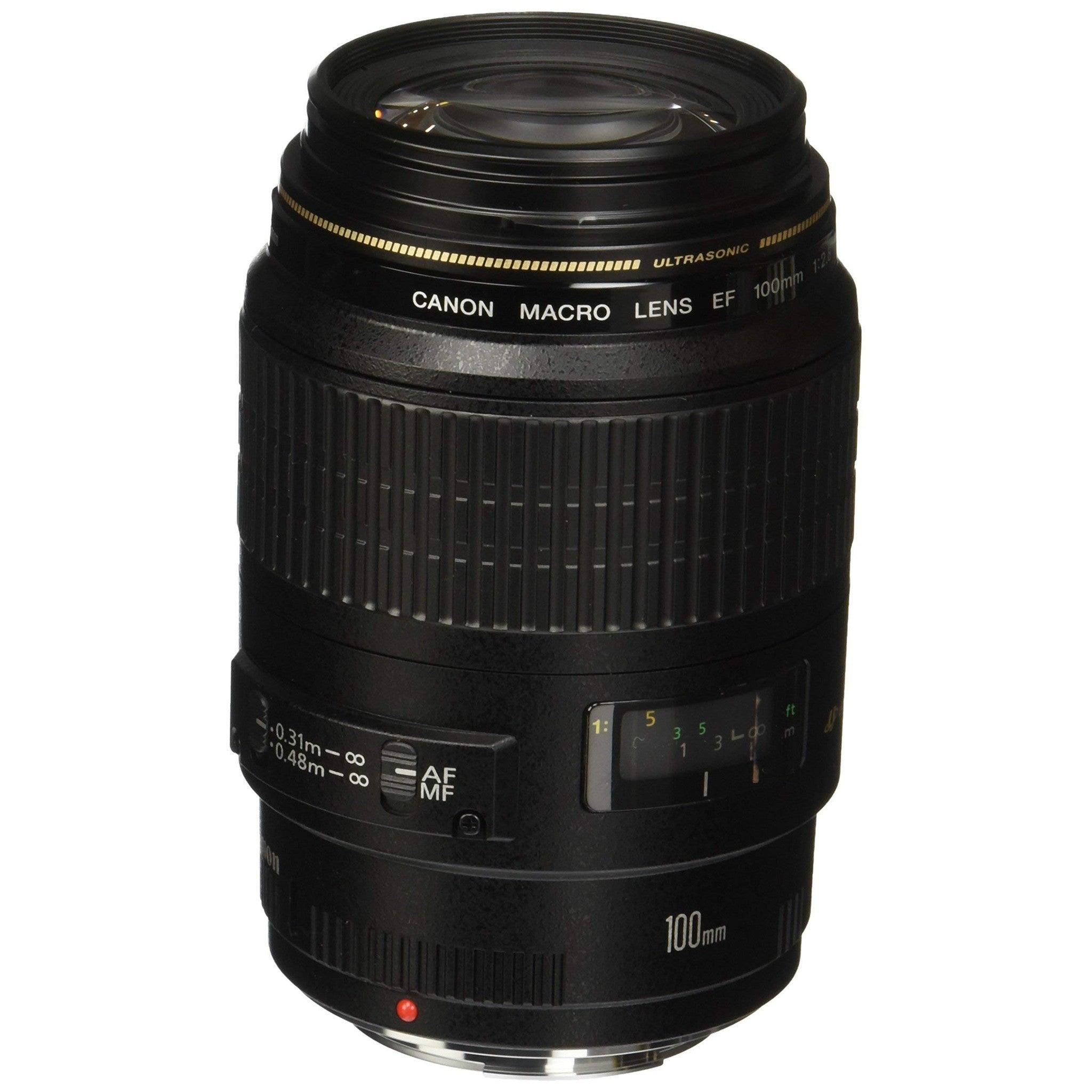 Canon 4657A006-cr EF 100mm F/2.8 Macro USM Fixed Lens for SLR Cameras - Reconditioned Canon