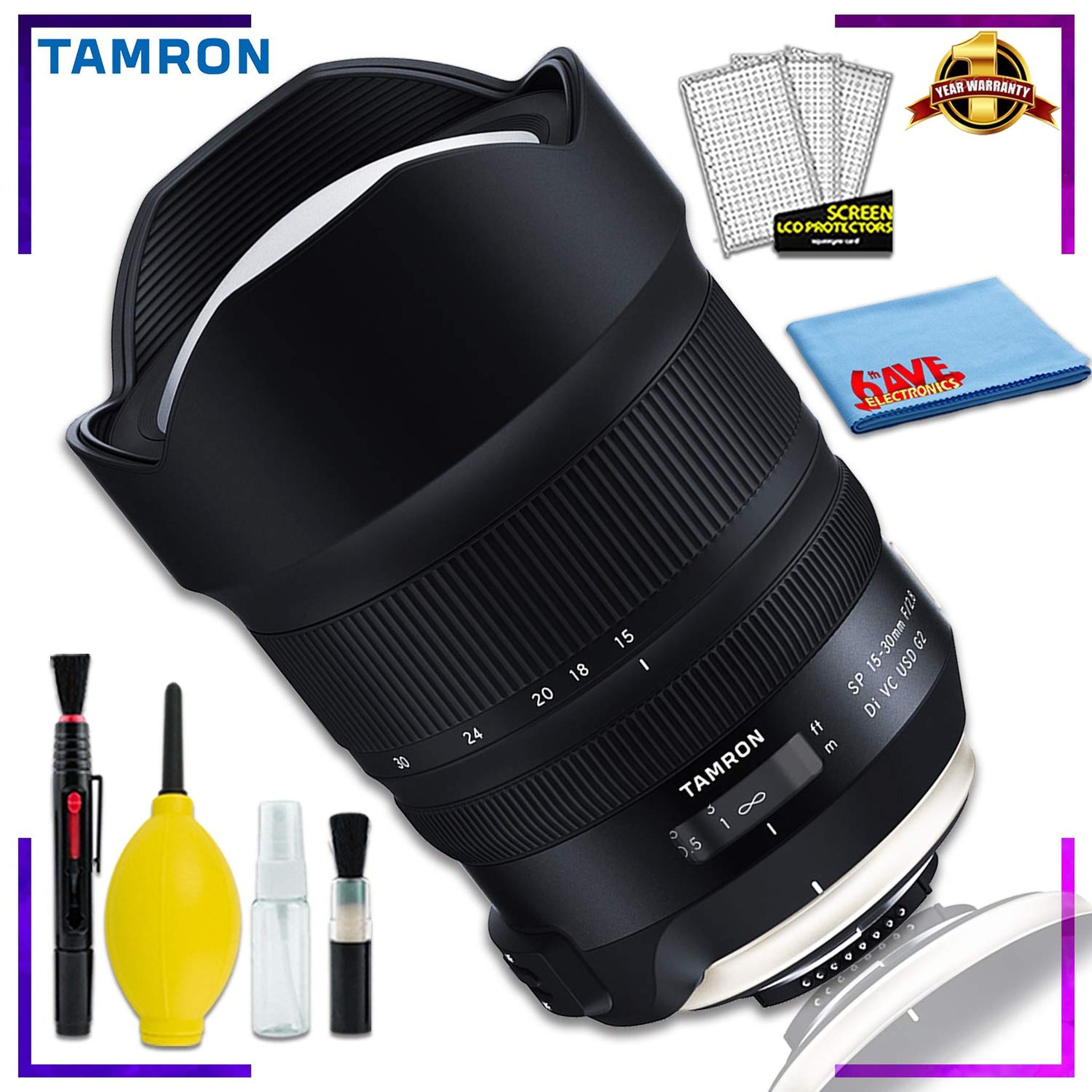Tamron SP 15-30mm f/2.8 Di VC USD G2 Lens for Nikon F Intl Model