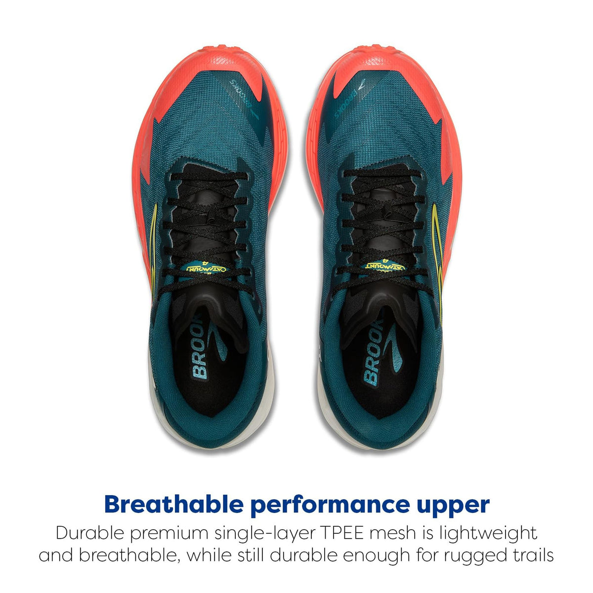 Brooks Men's Catamount 4 Speed Trail Running Shoe - Legion Blue/Celestial/Flame - 11.5 Medium