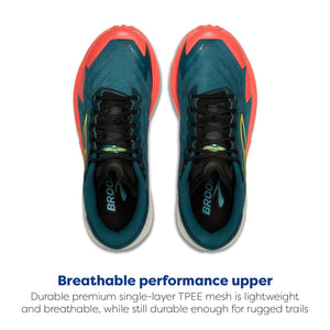Brooks Men's Catamount 4 Speed Trail Running Shoe - Legion Blue/Celestial/Flame - 11.5 Medium