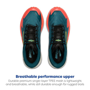 Brooks Men's Catamount 4 Speed Trail Running Shoe - Legion Blue/Celestial/Flame - 8.5 Medium