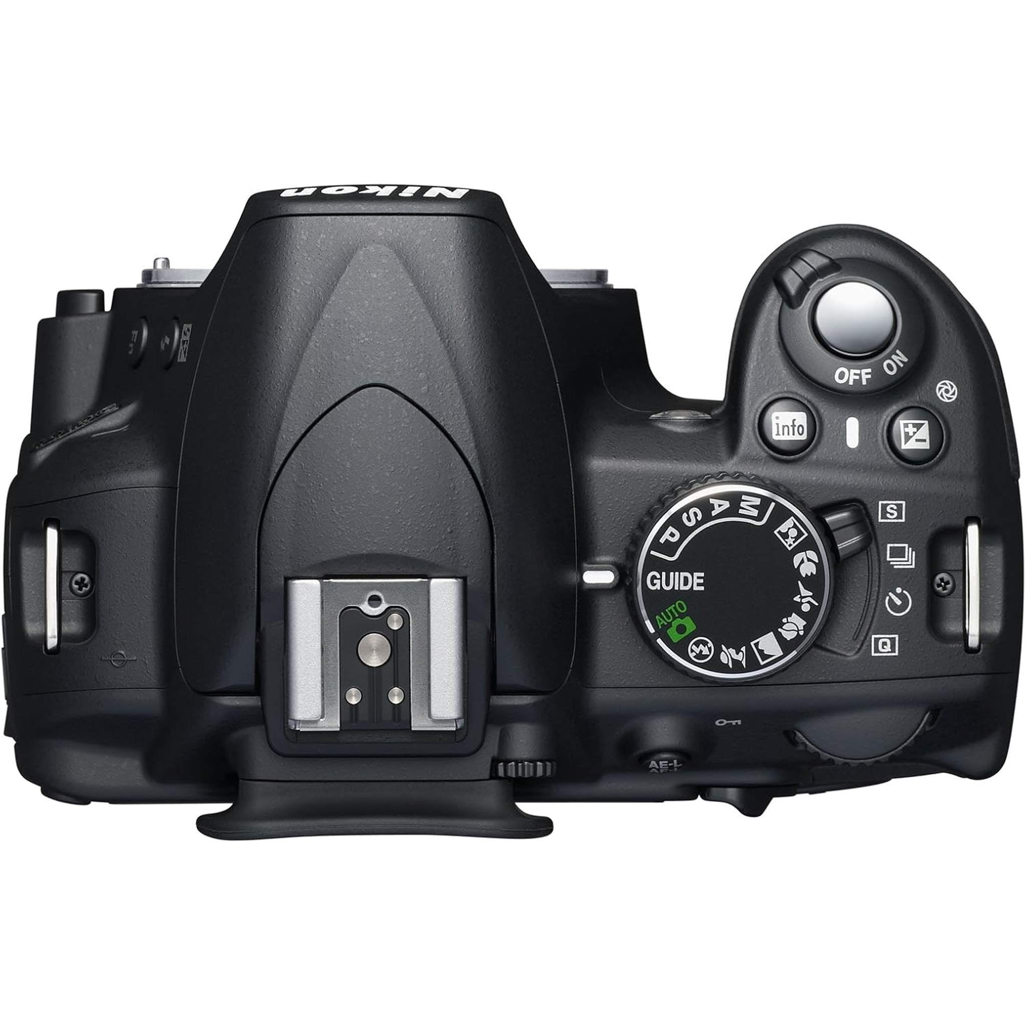 Nikon D3100 14.2MP DX-Format DSLR Digital Camera Body Only No Lens - Black - Like New Nikon