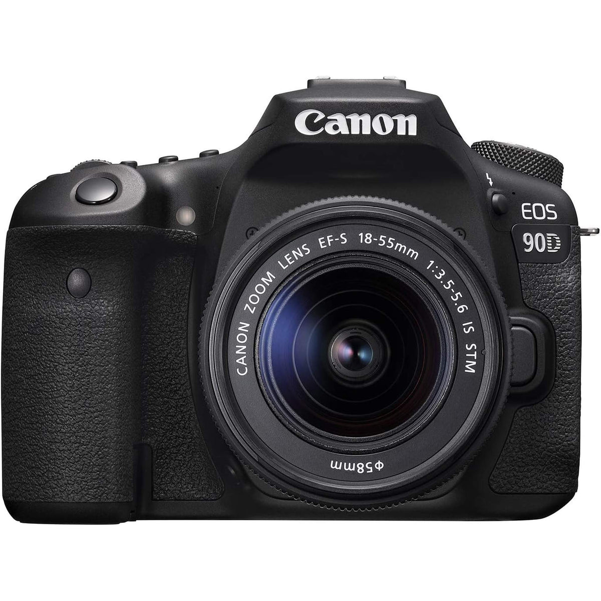 Canon 90D Digital SLR Camera with 18-55 is STM Lens Renewed - Reconditioned