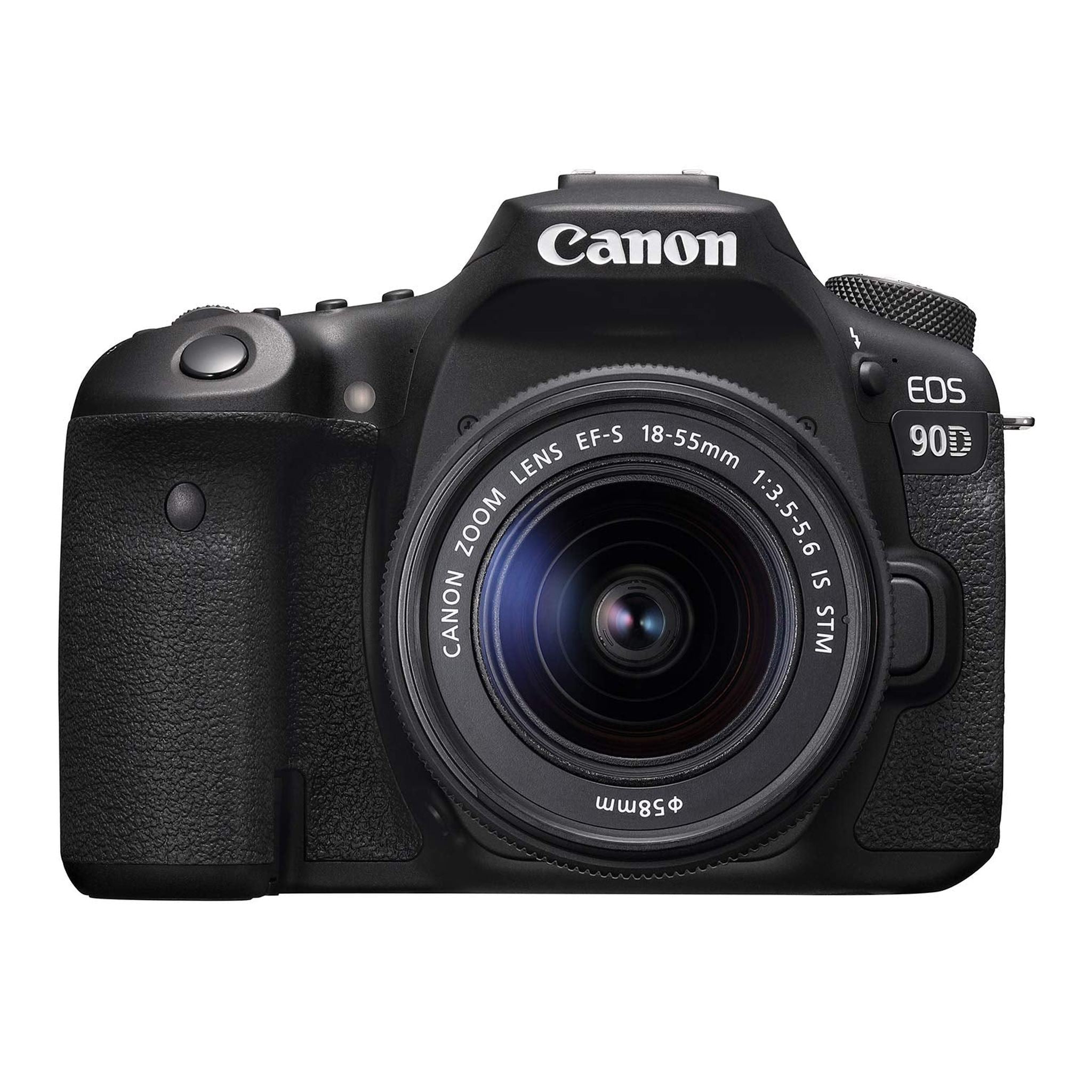 Canon EOS 90D 32.5MP Digital SLR Camera - Black Kit with 18-55mm f/3.5-5.6 IS - Refurbished - Like New Canon