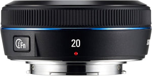 Samsung 20mm F/2.8 Wide Angle Lens For Samsung NX Cameras - Black EX-W20NB