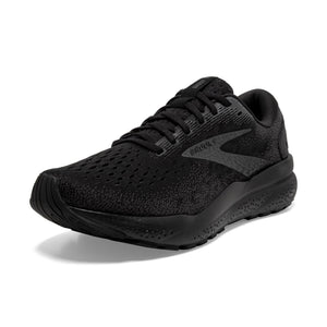 Brooks Women’s Ghost 16 Neutral Running Shoe - Black/Black/Ebony - 7.5 Narrow