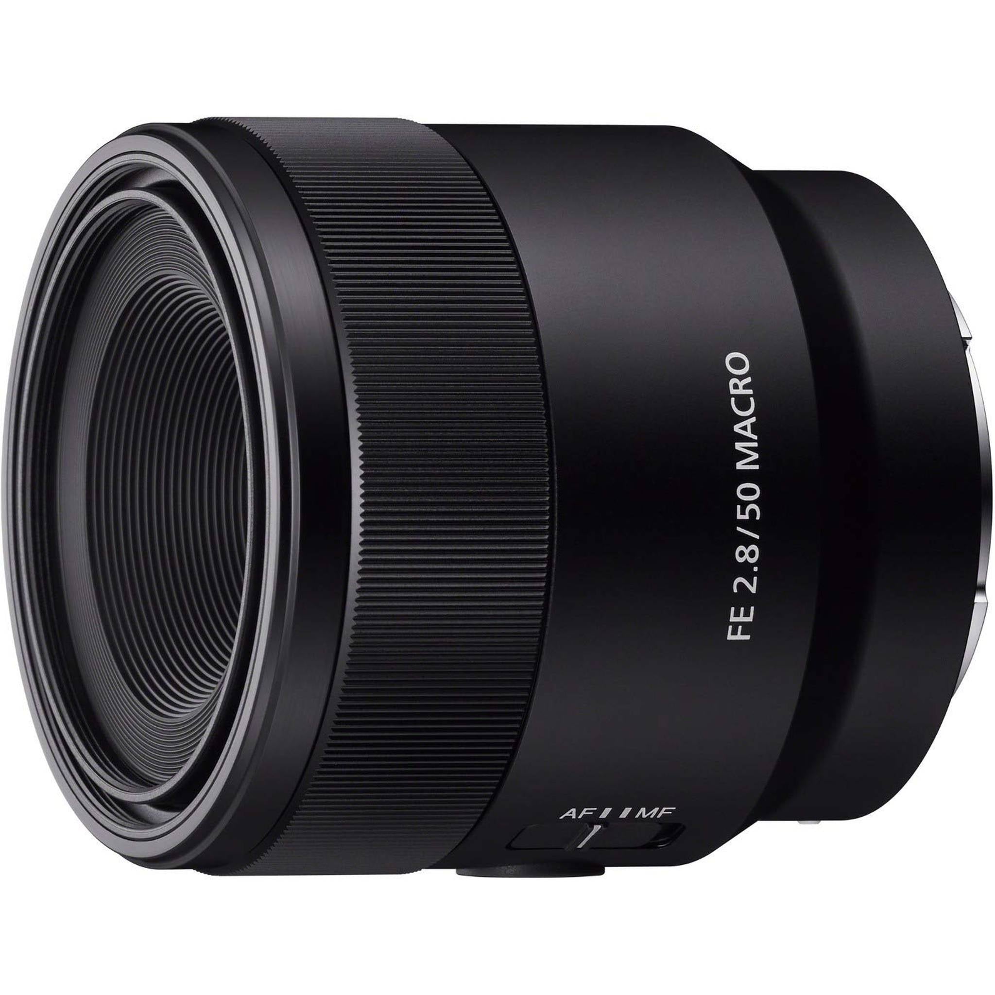 Sony SEL50M28 FE 50mm F2.8 Macro Lens & Sony 64 GB SD Card Sony