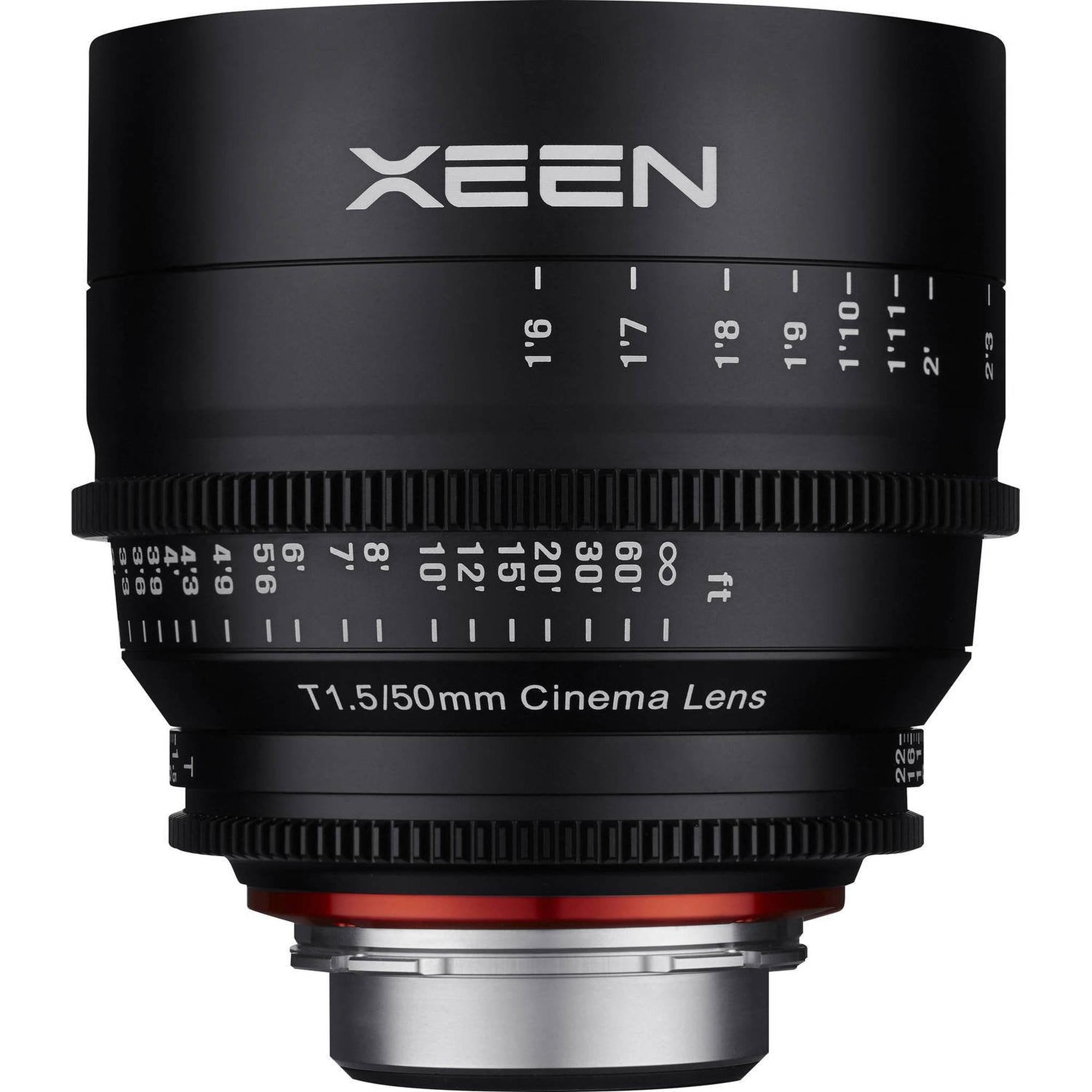Rokinon Xeen 50mm T1.5 Lens for PL Mount with Professional Accessory Kit