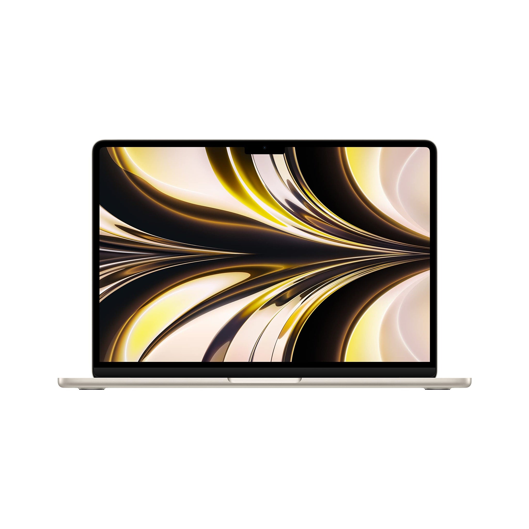 Apple 2022 MacBook Air Laptop with M2 chip: Built for Apple Intelligence, 13.6-inch Liquid Retina Display, 16GB RAM, 256GB SSD Storage, Backlit Keyboard, 1080p FaceTime HD Camera; Starlight Apple