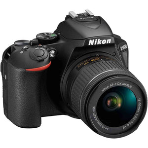Nikon D5600 24.2MP DX-Format DSLR Digital Camera Dual Zoom Lens Kit - Renewed - Reconditioned Nikon