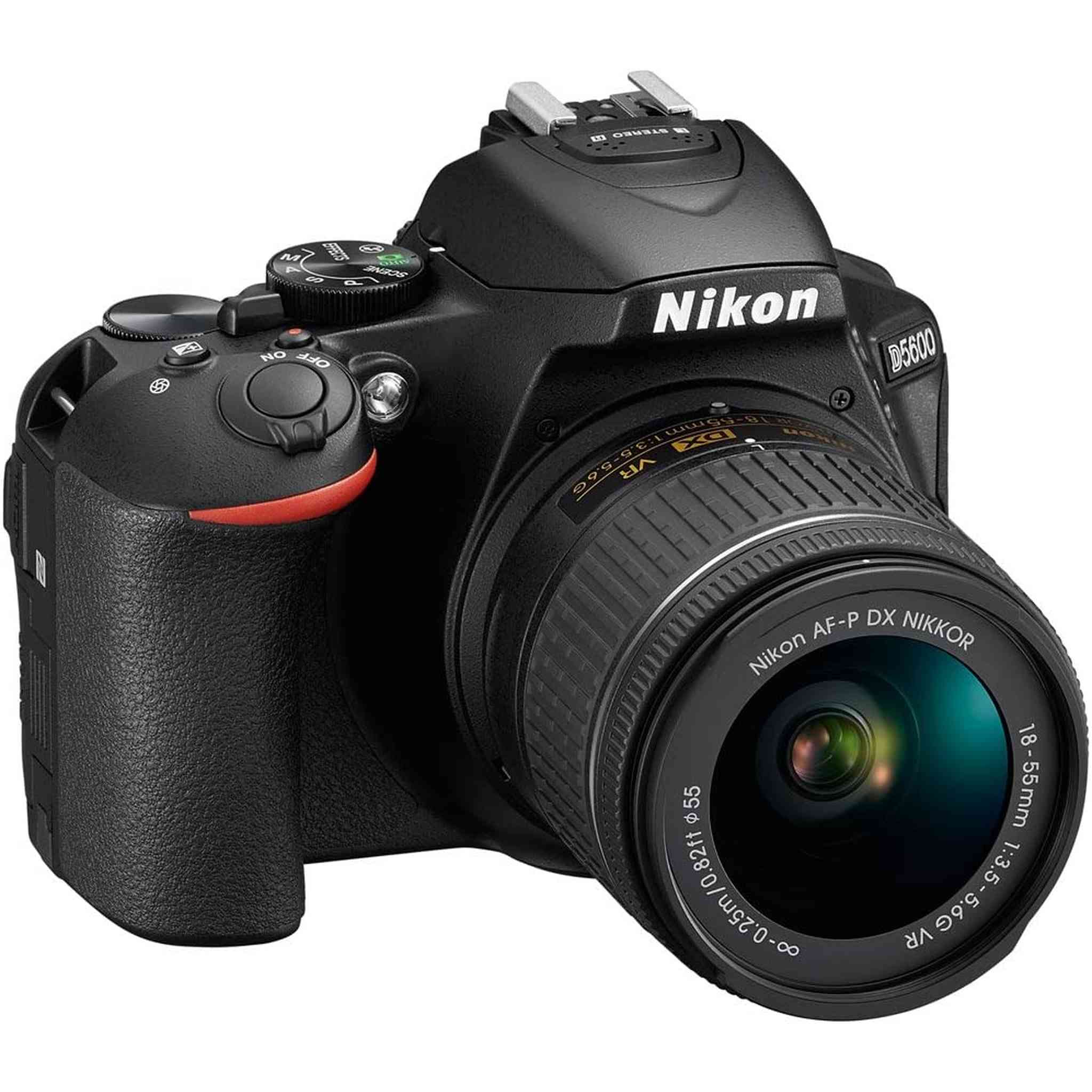 Nikon D5600 24.2MP DX-Format DSLR Digital Camera with Dual Lenses - Renewed - Reconditioned Nikon