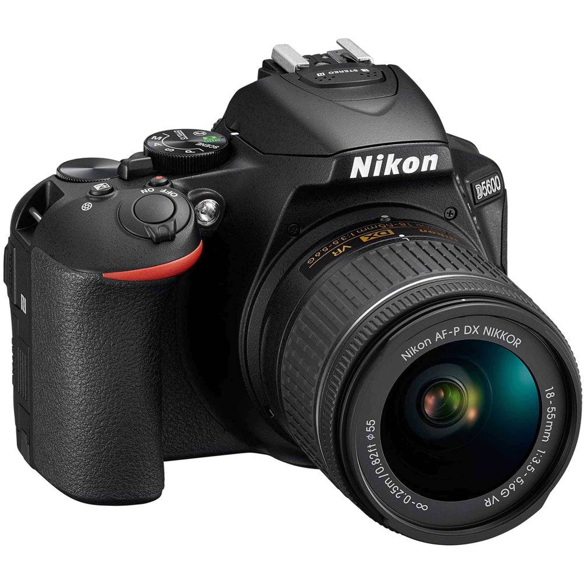 Nikon D5600 Digital SLR Camera & 18-55mm VR DX AF-P Lens - Renewed - Reconditioned Nikon