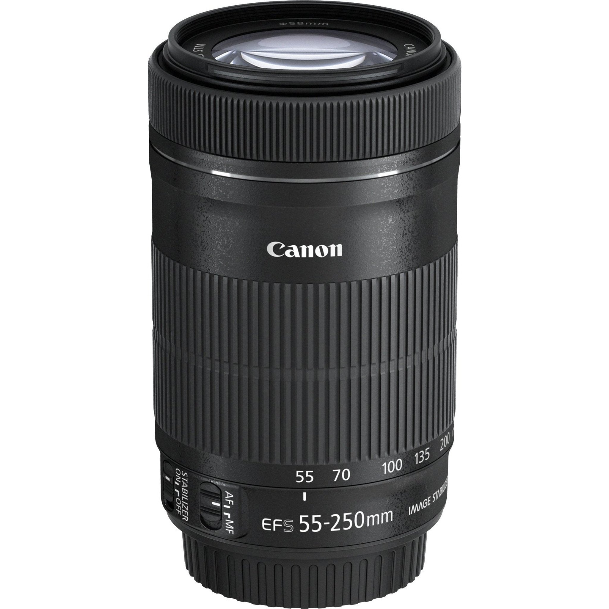 Canon EF-S 55-250mm f/4-5.6 IS STM Telephoto Zoom Lens International Version No Warranty - Used Canon