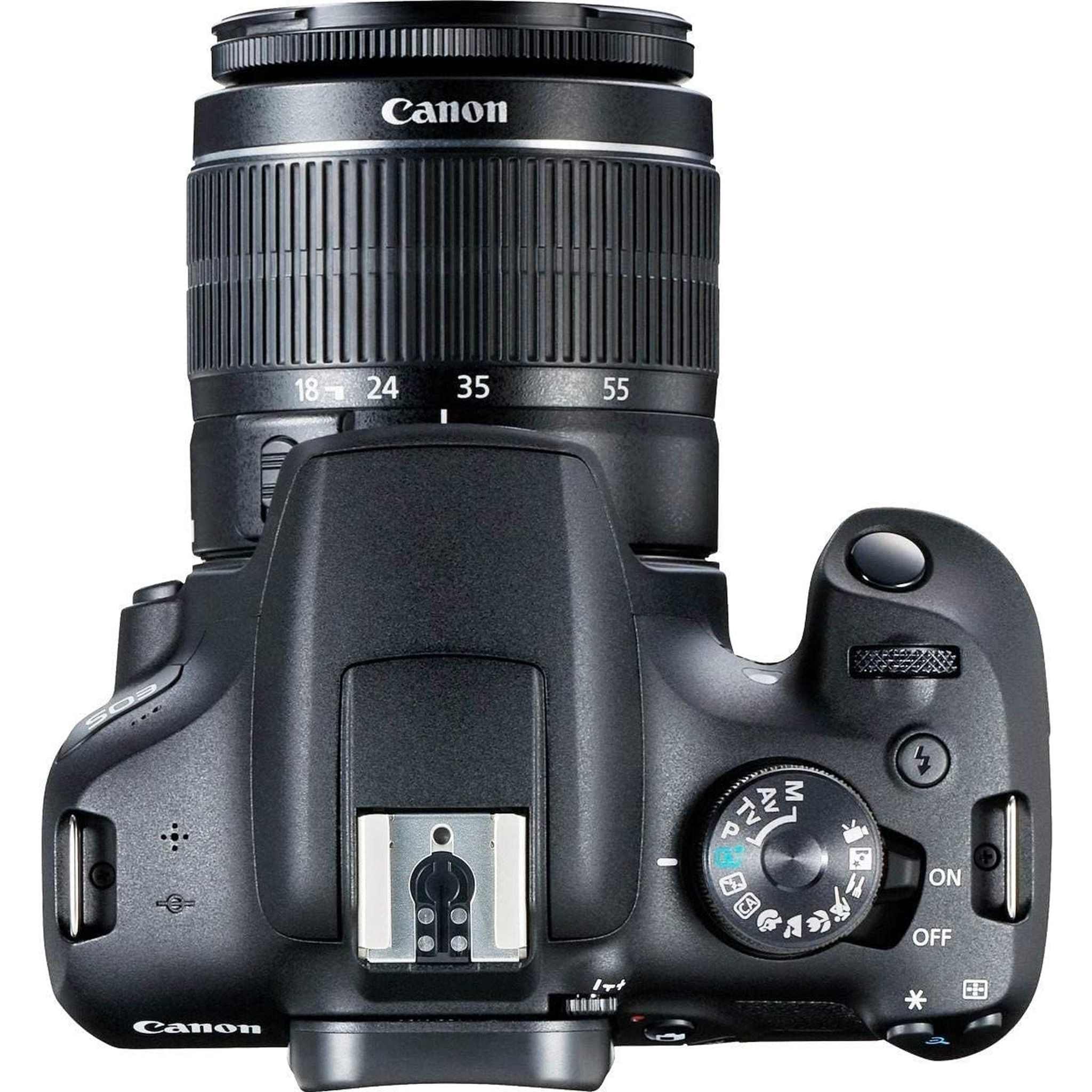 Canon EOS 2000D Rebel T7 DSLR Camera + 18-55mm III Kit International Model Canon