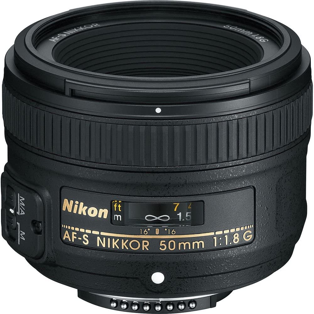 Nikon AF-S NIKKOR 50mm f/1.8G Prime Lens Bundle Kit - International Version
