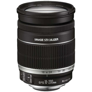 Canon EF-S 18-200mm f/3.5-5.6 IS Standard Zoom Lens for Canon DSLR Cameras - Grey Market non US Lens