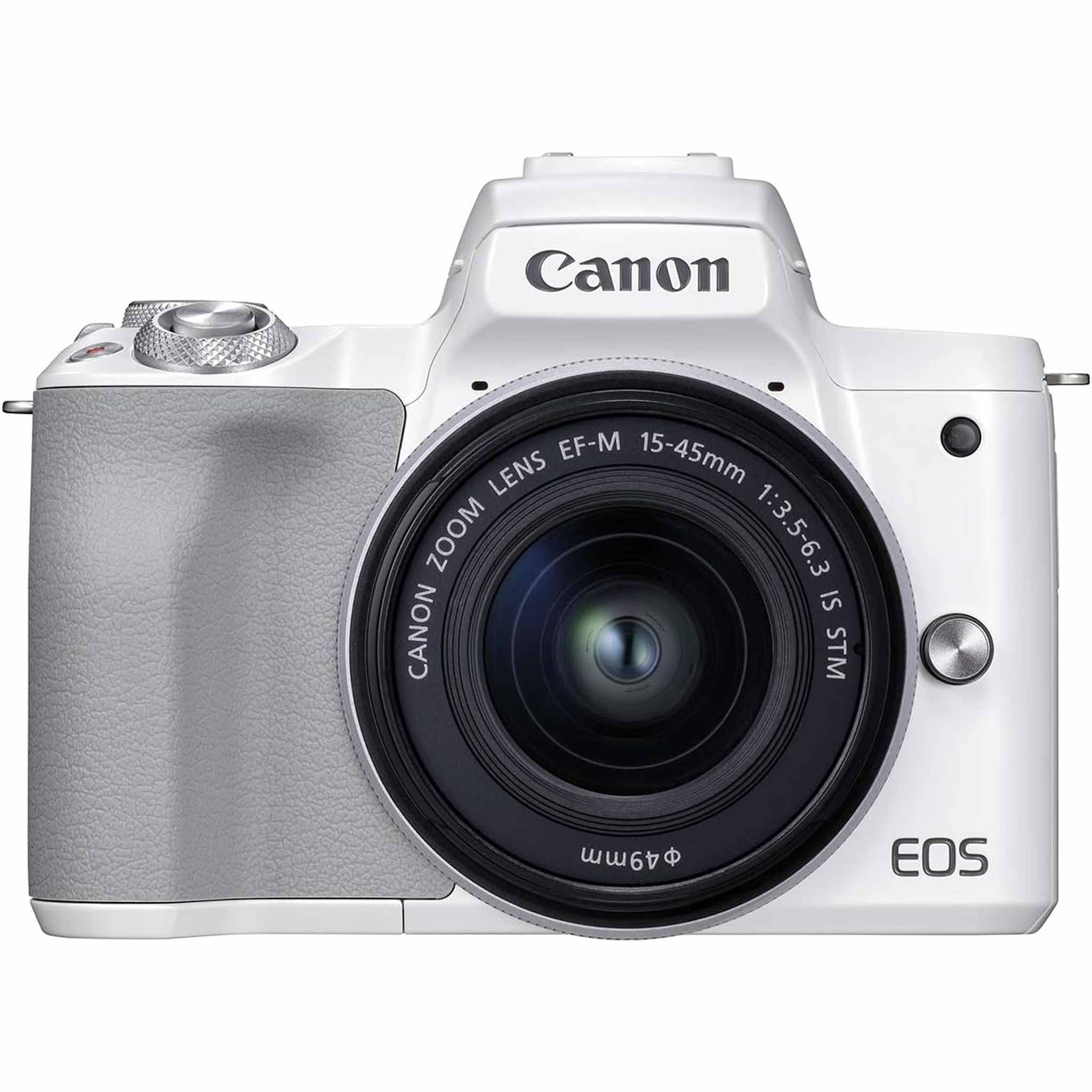 Canon EOS M50 Mark II + EF-M 15-45mm is STM Kit White - Used Canon