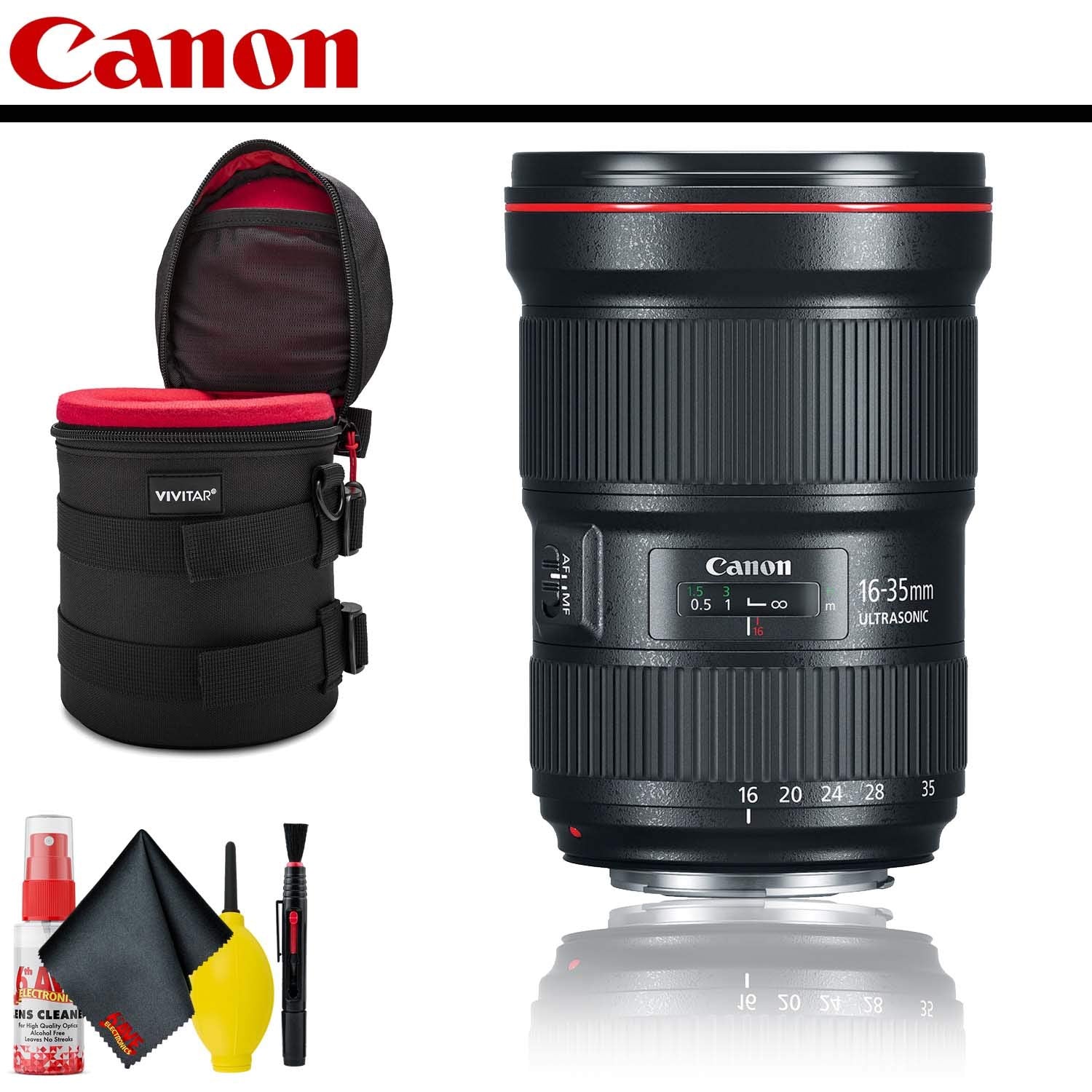 Canon EF 16-35mm f/2.8L III USM Lens With Lens Case AND Cleaning Kit