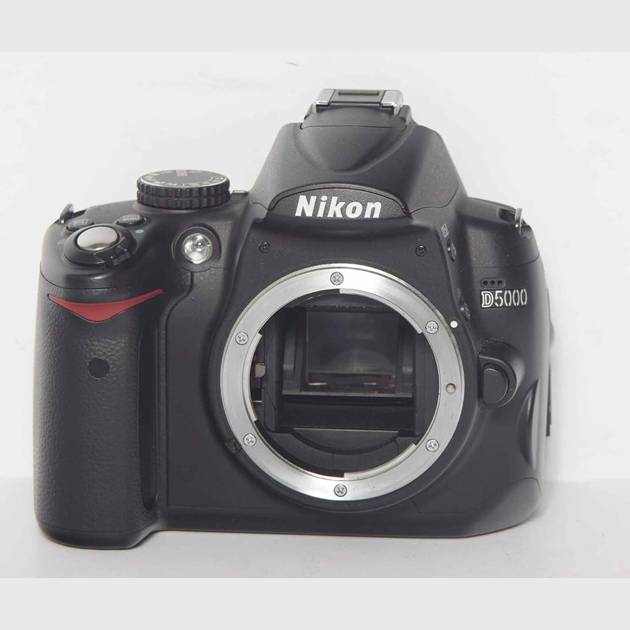 Nikon D5000 12.3 MP DX Digital SLR Camera with 2.7-inch Vari-angle LCD Body Only - Reconditioned Nikon