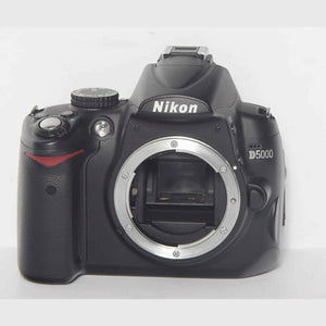 Nikon D5000 12.3 MP DX Digital SLR Camera with 2.7-inch Vari-angle LCD Body Only - Reconditioned Nikon