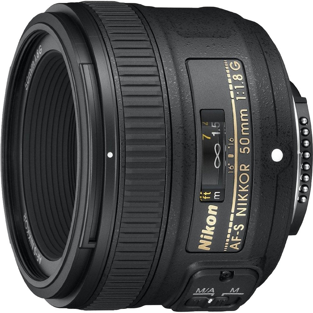 Nikon 50mm f/1.8G Auto Focus-S NIKKOR FX Lens - Renewed - Reconditioned Nikon