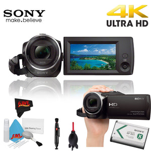 Sony HDR-CX405 Hd Camcorder Black + Lens Pen Cleaner + Dust Blower Year Warranty