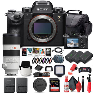 Sony Alpha a9 II Mirrorless Camera W/ Sony FE 70-200mm Lens - Advanced Bundle
