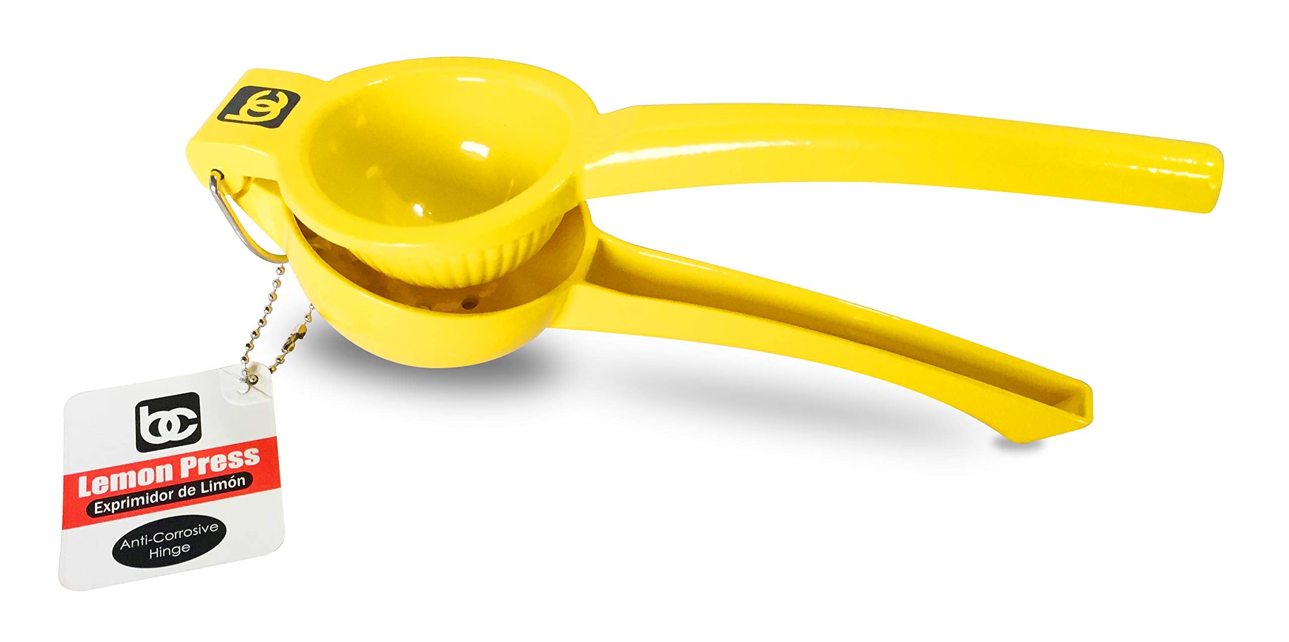 Bene Casa Yellow Enamel Glazed Lemon Lime Squeezer Juicer Orange