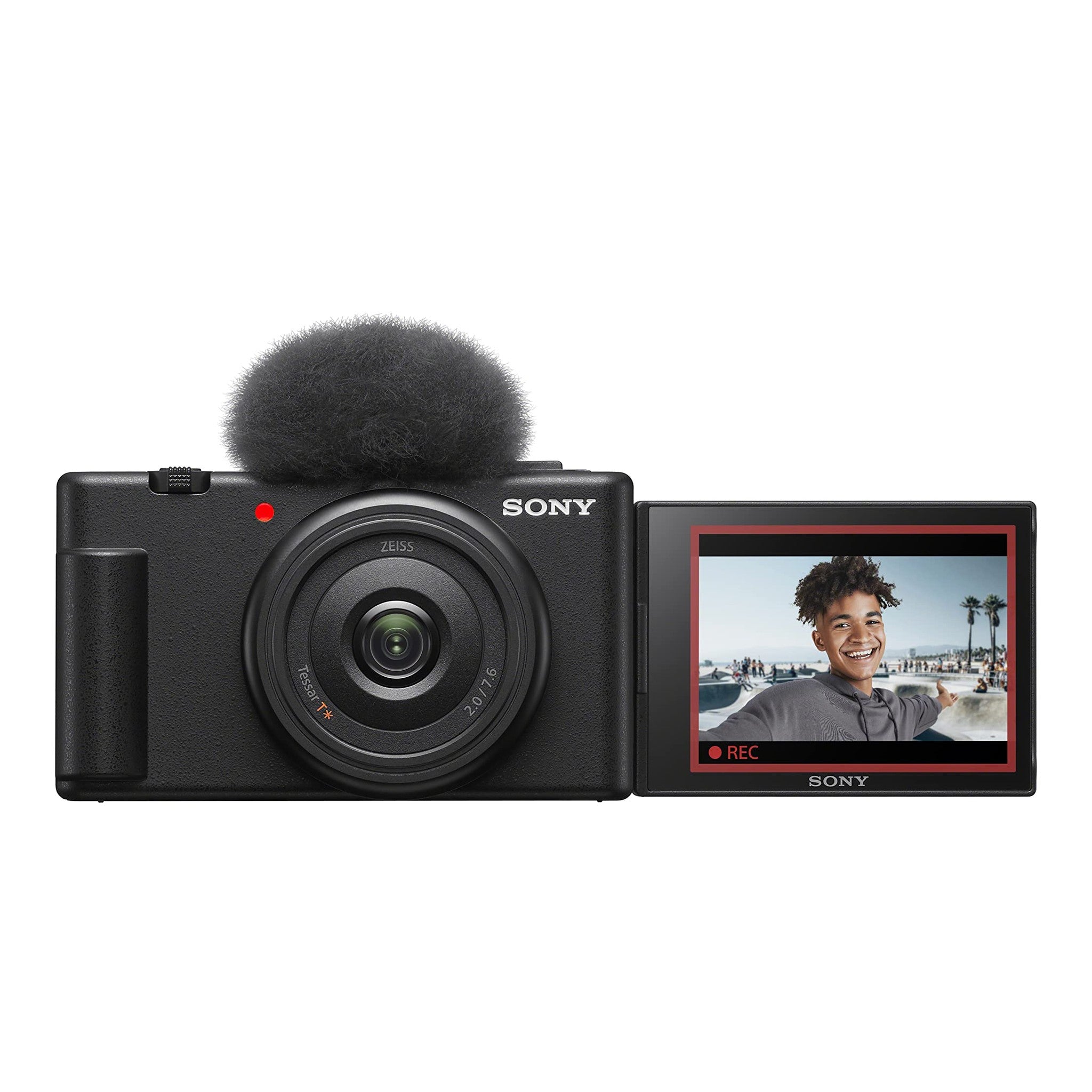 Sony ZV-1F Vlog Camera for Content Creators and Vloggers Black - Reconditioned Sony