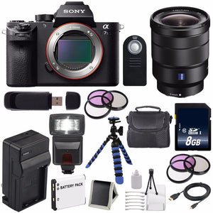Sony Alpha a7S II a7S Mark II a7SII ILCE7SM2/B Mirrorless Digital Camera International Model + Vario-Tessar T FE 16-35