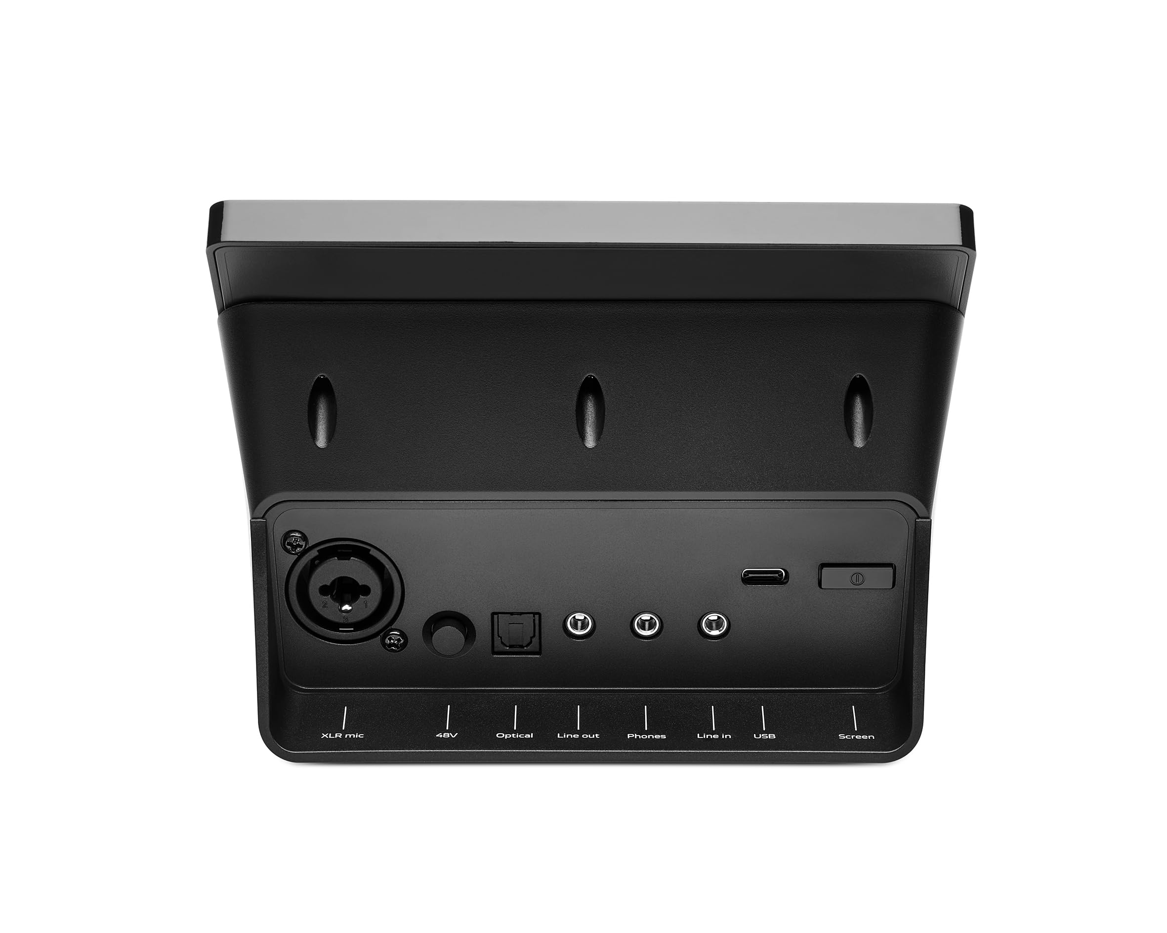 Hercules Stream 200 XLR, Pro Audio Mixer for Advanced Content Creators, with XLR Mic Pre-Amp, LCD Screen, High Resolution Encoders, 4 Actions Buttons and Customizable Interface.  Compatible with PC.