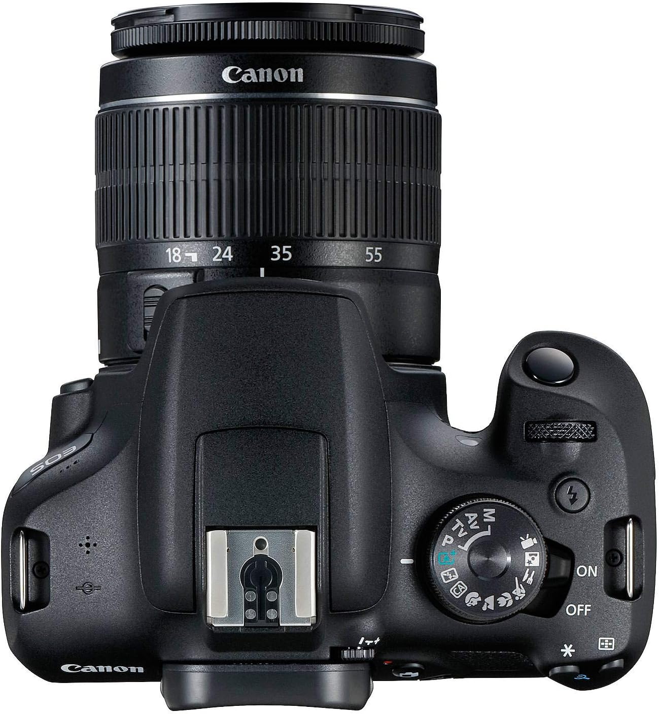 Canon EOS 2000D DSLR Camera with EF-S 18-55 mm f/3.5-5.6 III Lens Intl Model with 32GB Memory, Padded Case, and More