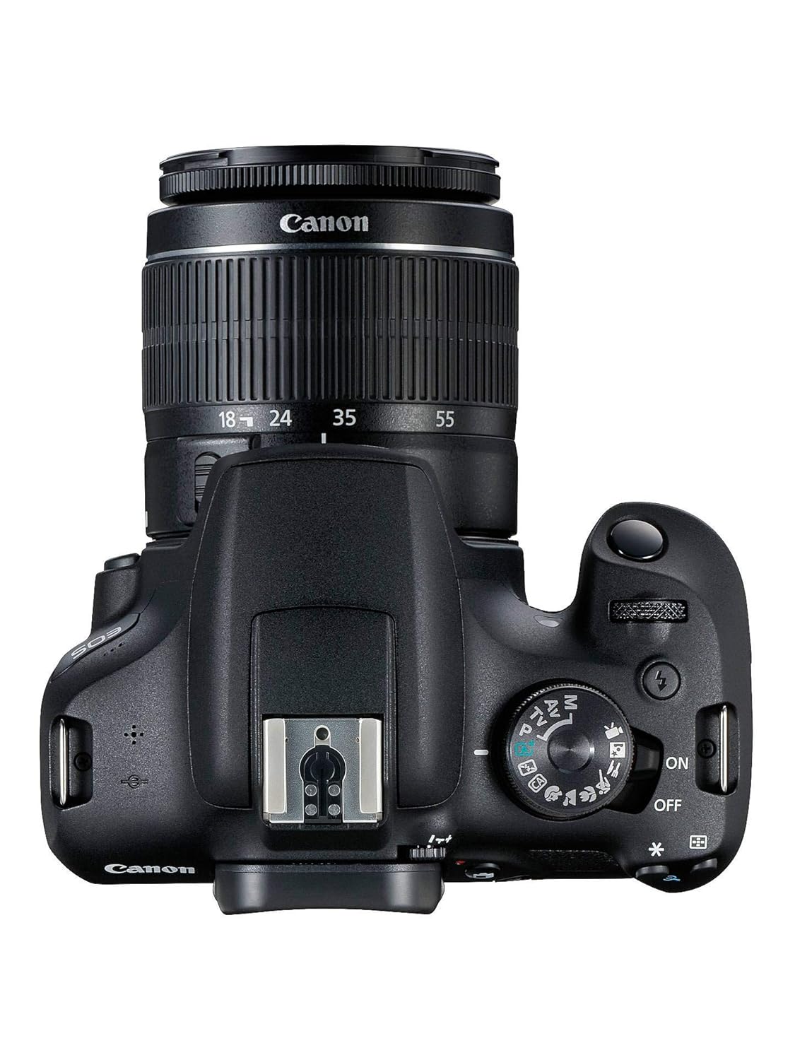Canon EOS 2000D Rebel t7 DSLR Camera and EF-S 18-55 mm f/3.5-5.6 IS II Lens + 75-300mm Telephoto Zoom Lens + 64GB Memory Card