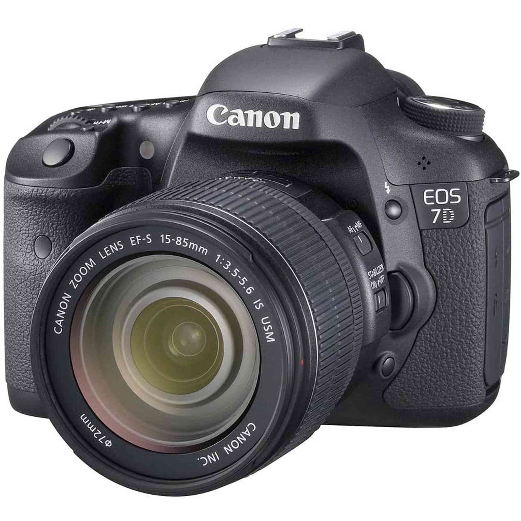 Canon EOS-7D Digital SLR Camera With Canon EF-S 15-85mm f/3.5-5.6 is USM Lens - Reconditioned Canon