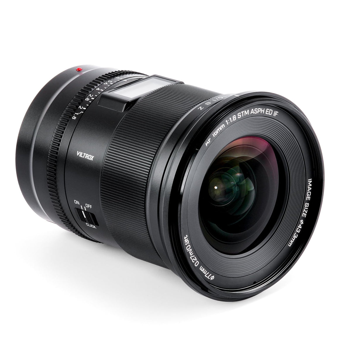VILTROX AF 16mm F1.8 Z Full Frame Lens for Nikon Z-Mount, AF 16mm F/1.8 Z with Built-in LCD Screen Wide Angle Lens for Nikon Z Mount