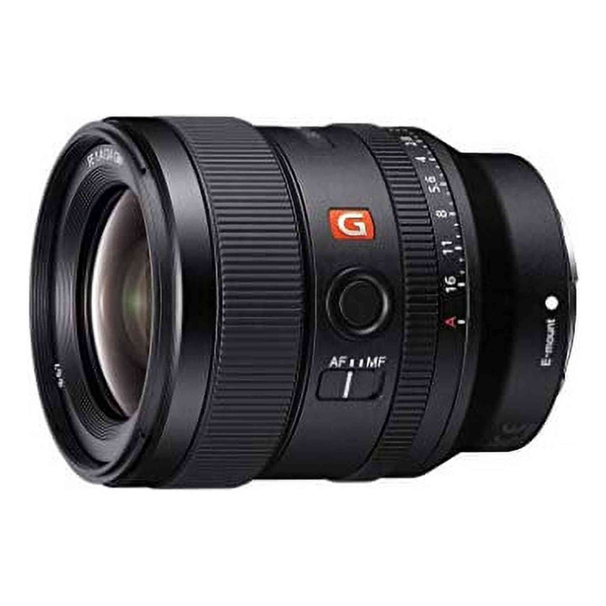 Sony E-mount FE 24mm F1.4 GM Full Frame Wide-angle Prime Lens SEL24F14GM , Black Renewed - Reconditioned Sony
