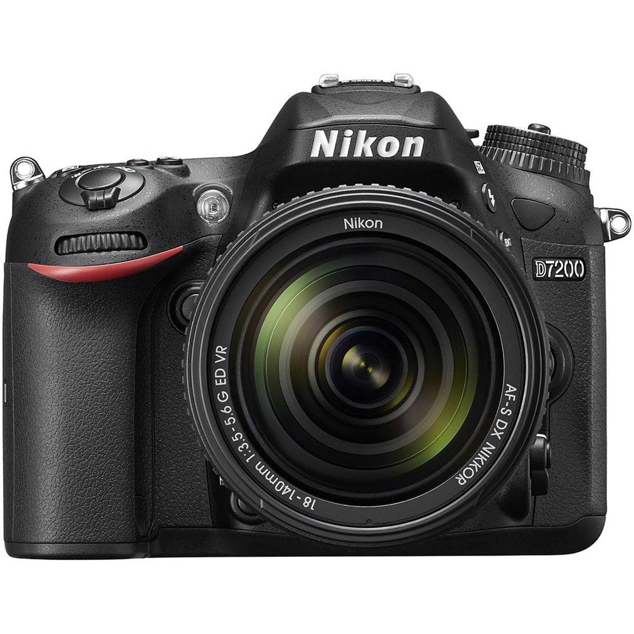 Nikon D7200 24.2 MP DX-Format Digital SLR Camera with 18-140mm VR Lens Black Renewed - Reconditioned Nikon