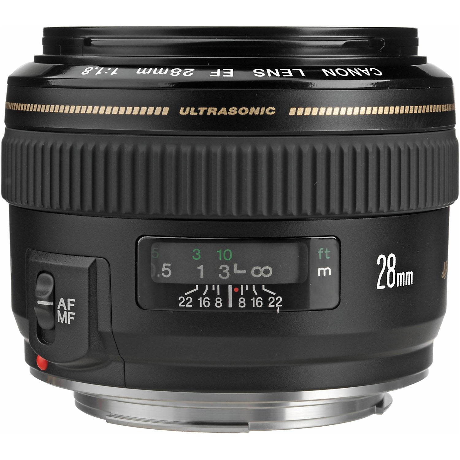 Canon EF 28mm f/1.8 USM Wide Angle Lens for Canon SLR Cameras - Used