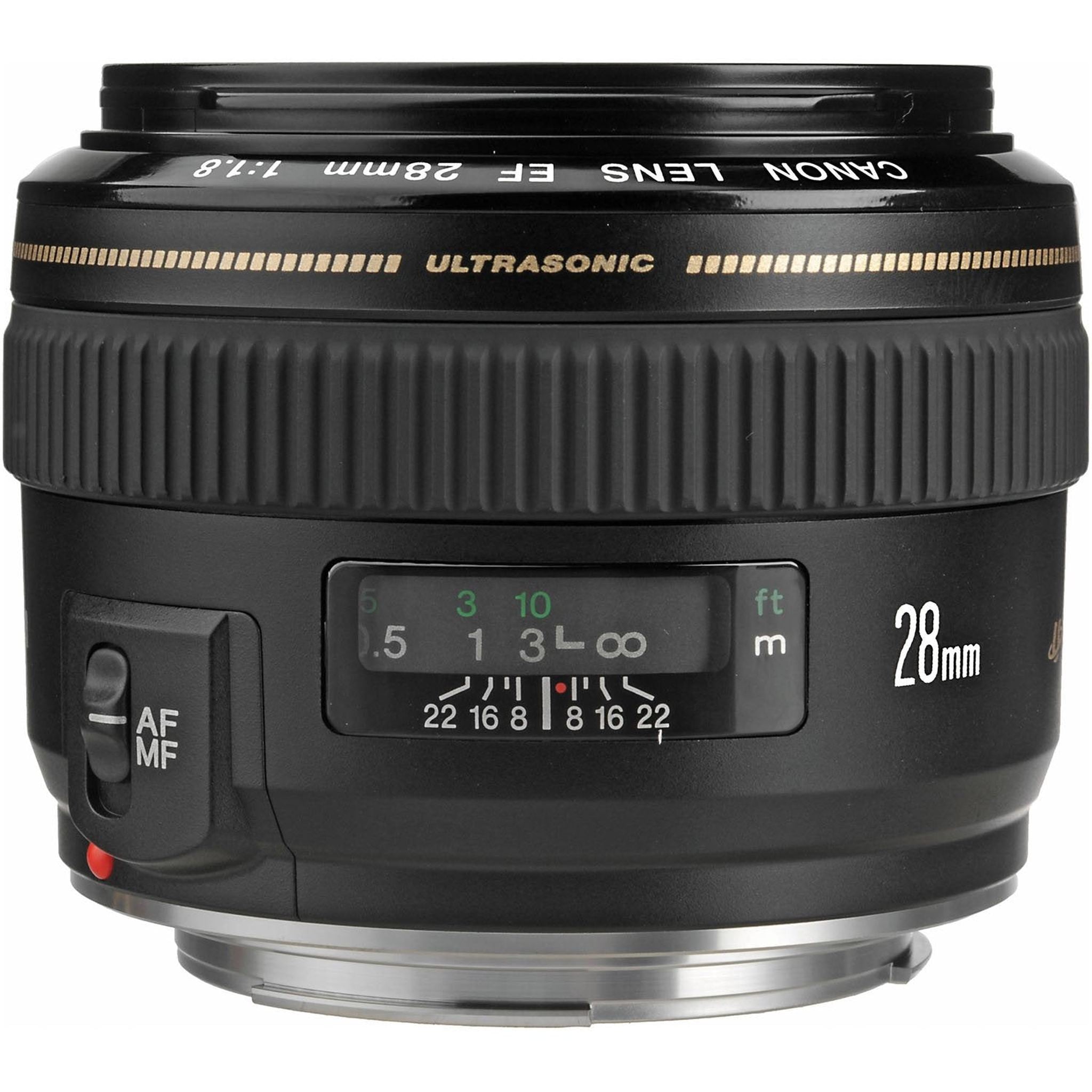 Canon EF 28mm f/1.8 USM Wide Angle Lens for Canon SLR Cameras - Used Canon