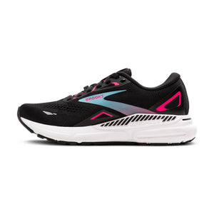 Brooks Women’s Adrenaline GTS 23 GTX Waterproof Supportive Running Shoe - Black/Knockout Pink/Aqua - 6.5 Medium