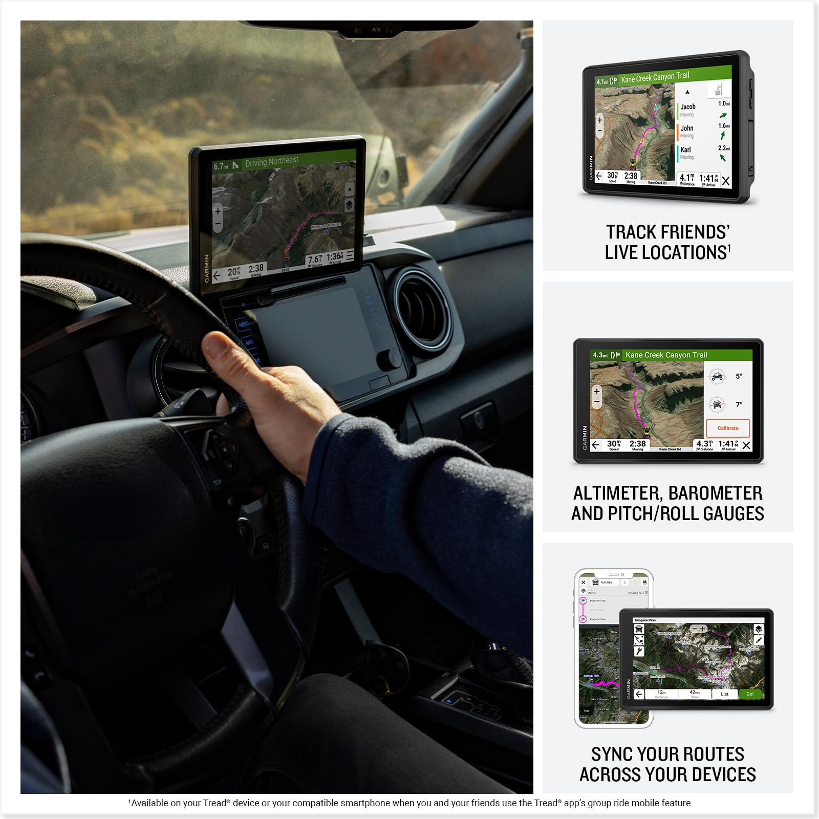 Garmin Tread® 2 - Overland Edition, Rugged 8-inch All-Terrain Navigator for Off-The-Grid Travels